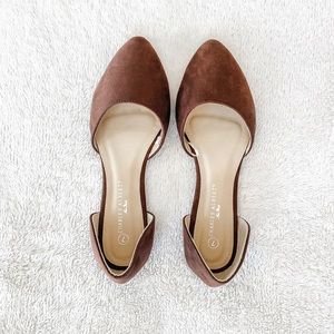 Charming Charlie Faux Suede Flats